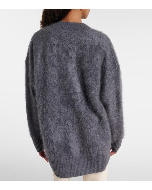 Lisa Yang Gray Cardigan Elaria Aus Kaschmir