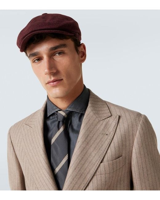 Cappello di Brunello Cucinelli in Red da Uomo