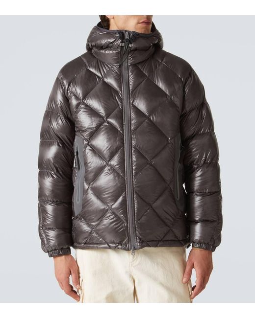 And Wander Gray Quilted Down Jacket for men