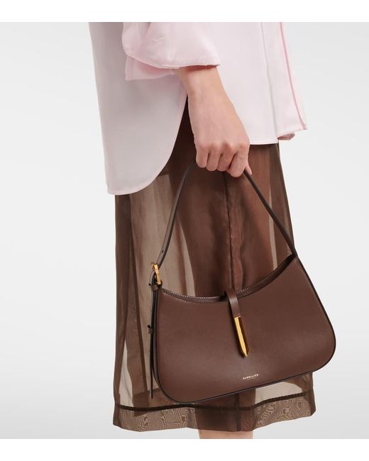 DeMellier London Brown Schultertasche Tokyo Aus Leder