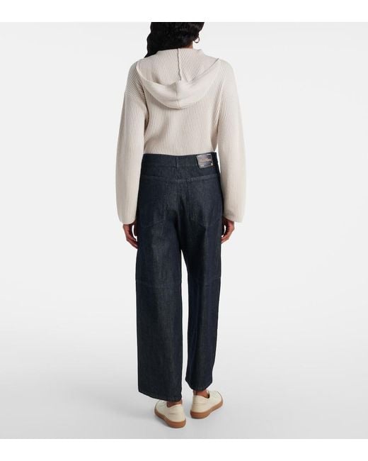 Max Mara Blue John Wide-Leg Jeans