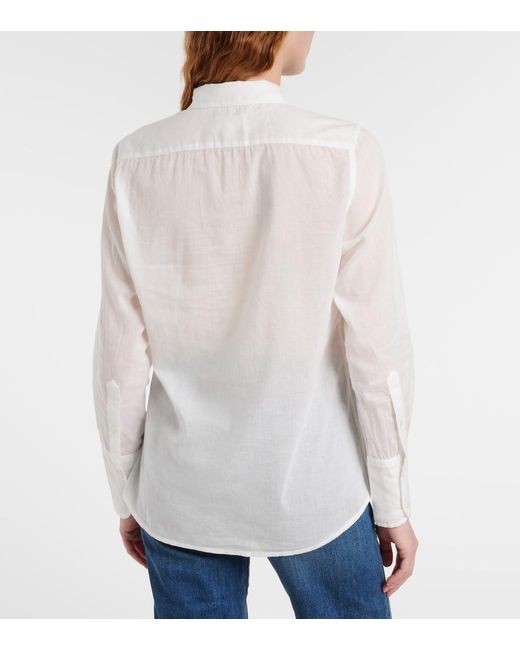 Nili Lotan White Cotton Shirt