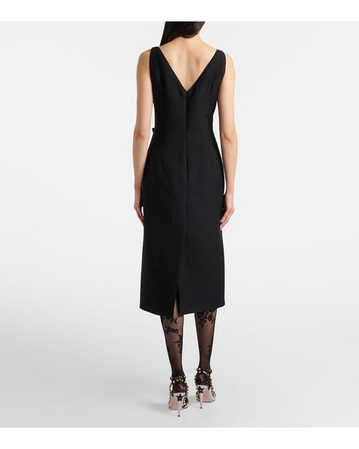 Valentino Gray Floral Tights