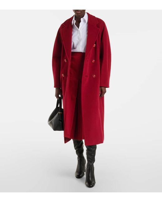 コート Max Mara Ticino Wool And Cashmere Coat Ticino wool and cashmere coat in red - Max Mara | Mytheresa