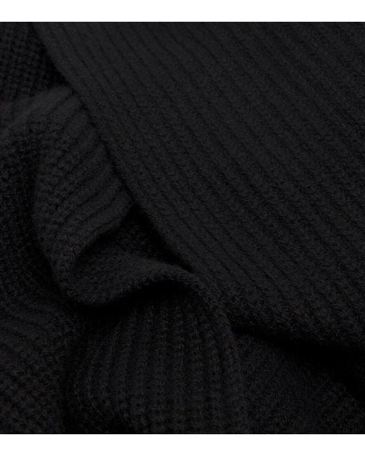 The Row Black Paise Cashmere Hood