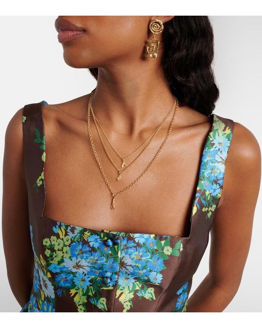 ALÉMAIS Metallic Le Jardin Chain Necklace