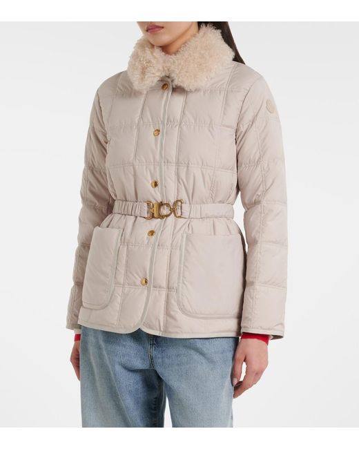 Moncler Natural Cygnes Down Jacket