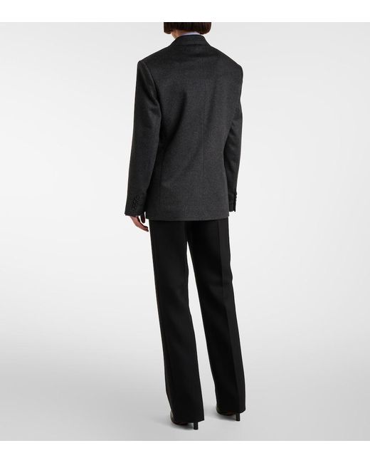 The Row Black Lasonne Cashmere Blazer