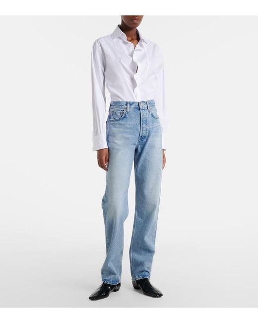 Agolde Blue '90S Straight Jeans