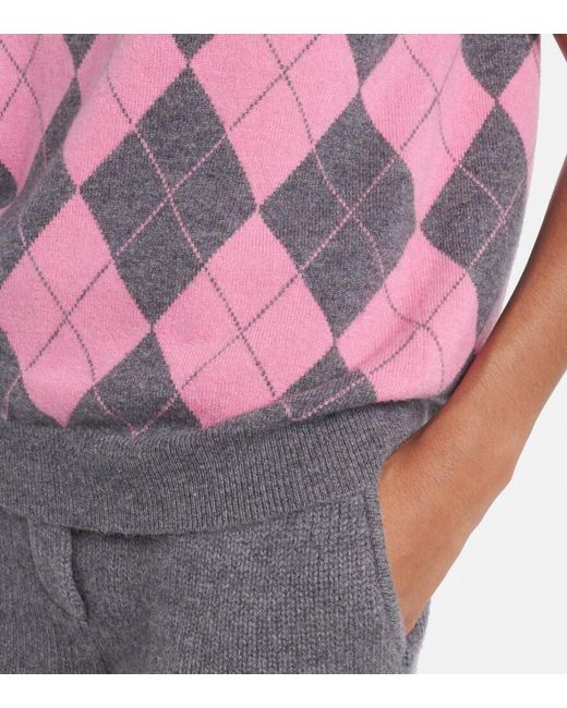 Lisa Yang Pink Riana Cashmere Vest