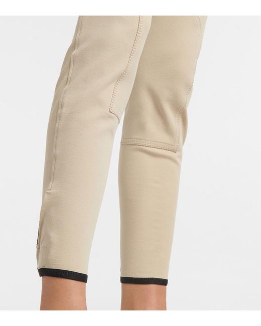 Loro Piana Natural Doris Cotton-Blend Twill Slim Pants