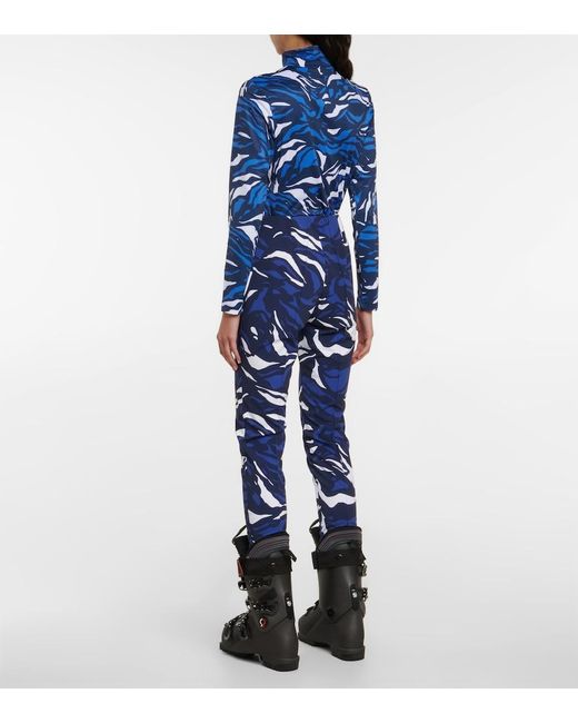Bogner Blue Elaine Printed Ski leggings