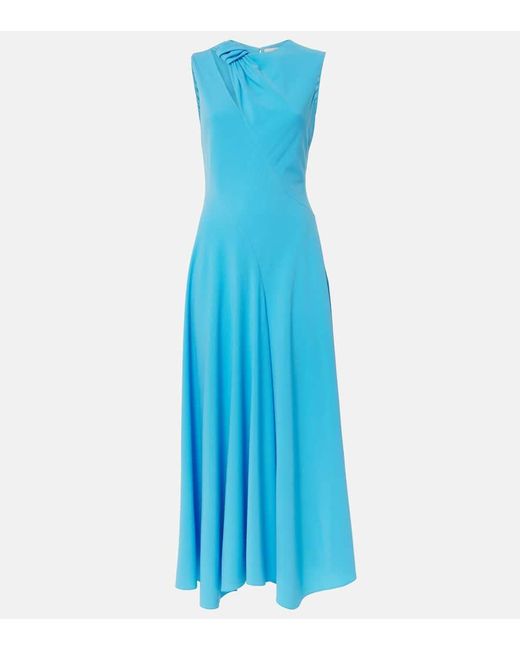 Roksanda Blue Alma Crepe Midi Dress
