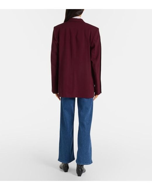 FRAME Blue Le Slim Palazzo Wide-Leg Jeans