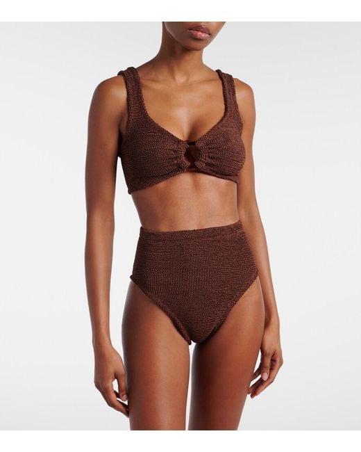 Hunza G Brown Nadine Bikini