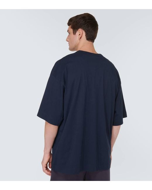 Dries Van Noten T-Shirt aus Baumwoll-Jersey in Blue für Herren