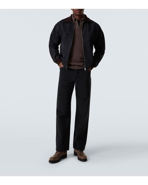 Chaqueta Mantis De Gabardina De Algodon The Row de hombre de color Black