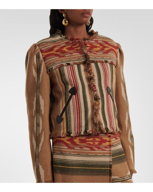 Isabel Marant Brown Delphina Wool-Blend Jacket
