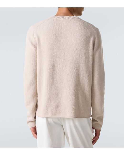 The Row White Nikola Wool Sweater for men