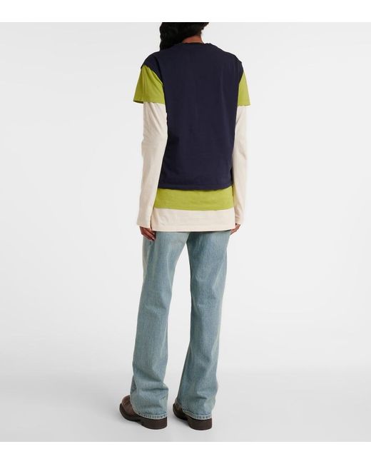 Set Di 3 T-Shirt di Miu Miu in Blue