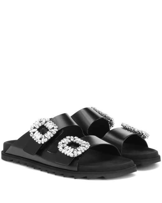 roger vivier flip flops