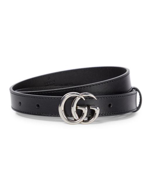 Black gg gucci belt Clearance