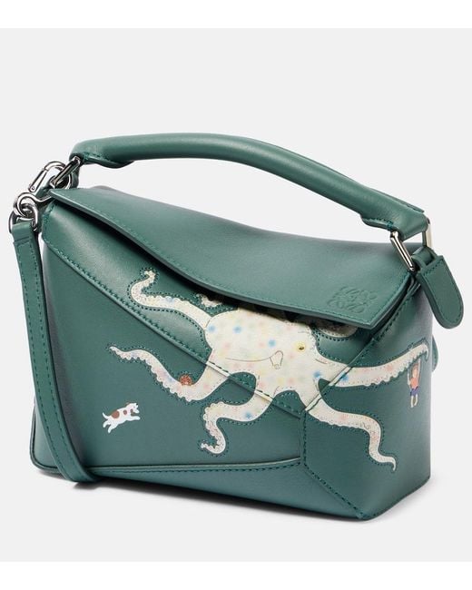 Loewe X Suna Fujita Puzzle Edge Octopus Mini Crossbody Bag in