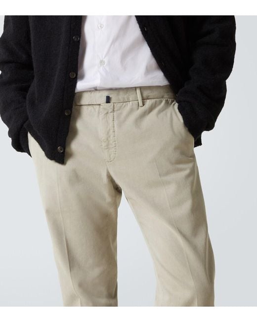 Slowear Natural Cotton Slim Pants for men
