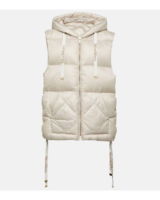 Max Mara Natural The Cube Tresse Quilted Vest