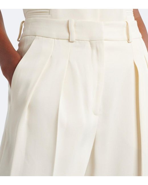 Loulou de Saison White Alio Lds Pleated Straight Pants