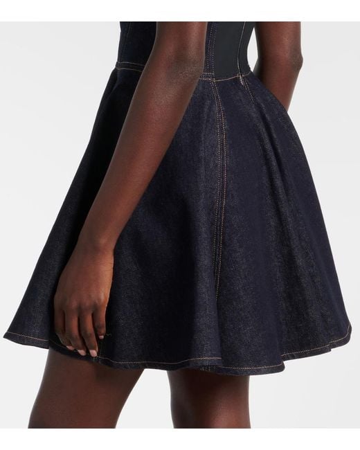 Dolce & Gabbana Blue Denim Dress With Straps