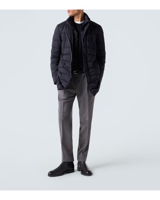 Herno Blue Il Cappotto Down Coat for men
