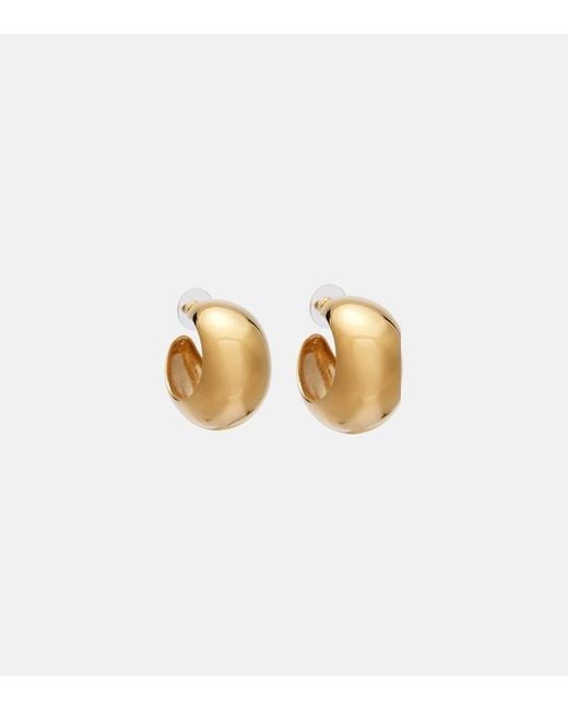Isabel Marant Natural Shiny Crescent Earrings