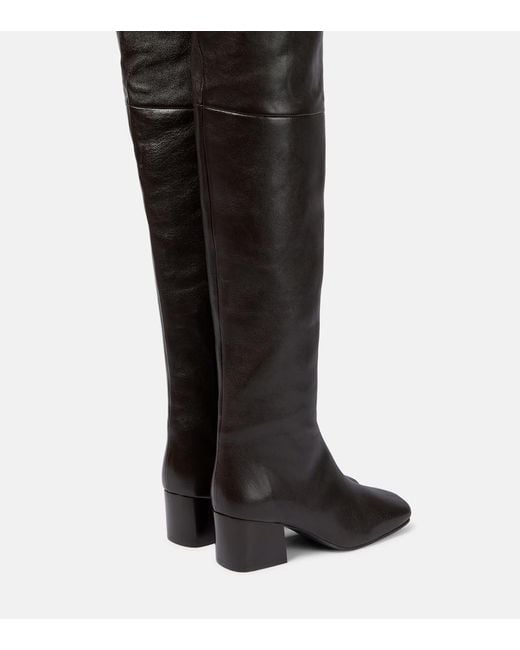 Botas Mosqueteras De Piel Lemaire de color Black