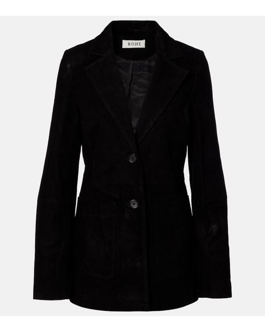 Rohe Black Suede Blazer