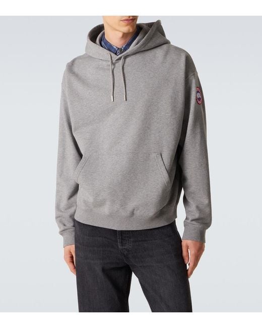 Canada Goose Gray Rove Cotton Terry Hoodie for men