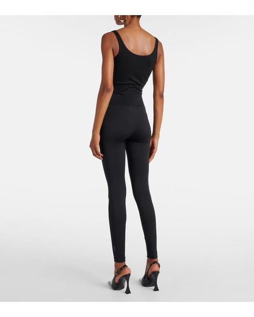 Wolford Black The Wow High-Rise Jersey Leggings