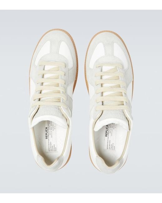 Maison Margiela Sneakers Replica Aus Leder in White für Herren