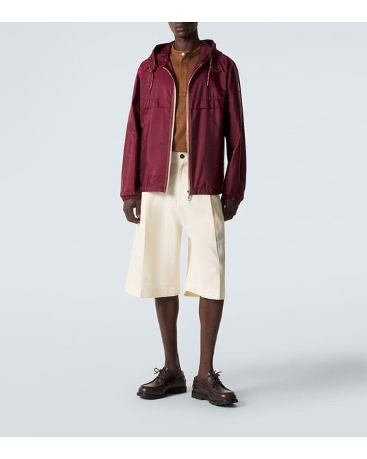 Moncler Purple Nidge Technical Jacket for men
