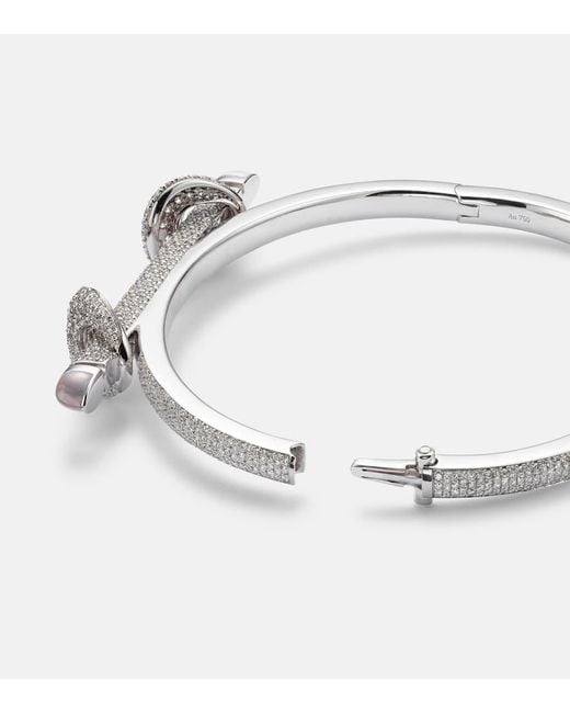 ANANYA Metallic Chakra Icon 18Kt Bracelet With Diamonds And Quartz