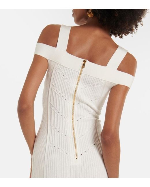 Balmain White Midi Dresses