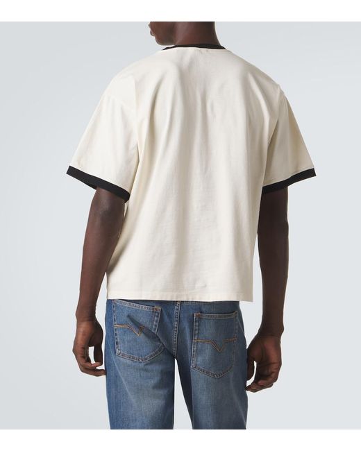 Versace White Medusa Cotton Jersey T-Shirt for men
