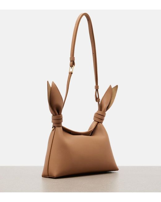 Loewe Brown Scarf Mini Leather Shoulder Bag