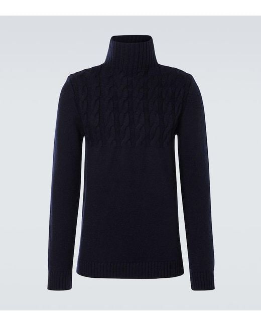 Maison Margiela Pullover Aus Wolle in Blue für Herren