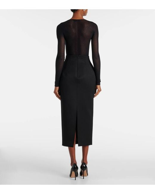 Wardrobe NYC Black X Rhw Body Web Aus Einem Wollgemisch