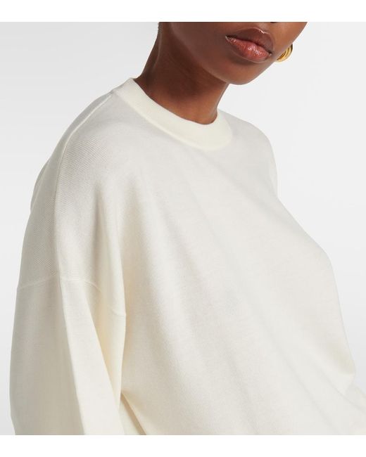 FFORME White Quincy Wool T-Shirt