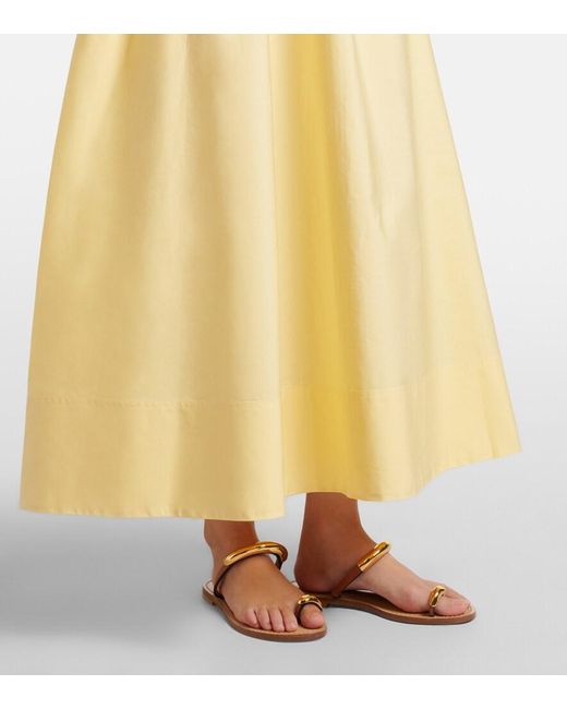 Polo Ralph Lauren Yellow Jersey Maxi Dress