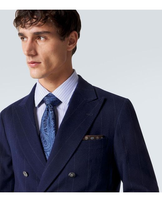 Cravatta di Charvet in Blue da Uomo