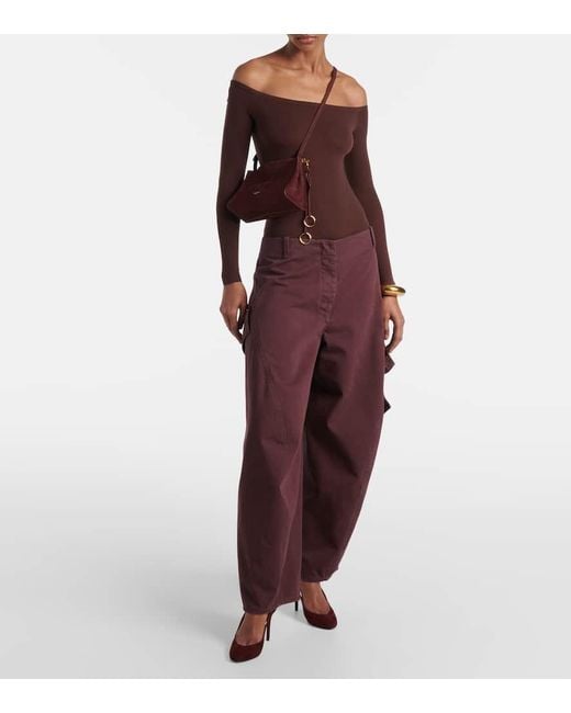 Pumps Slingback Decolette 90 di Alaïa in Red