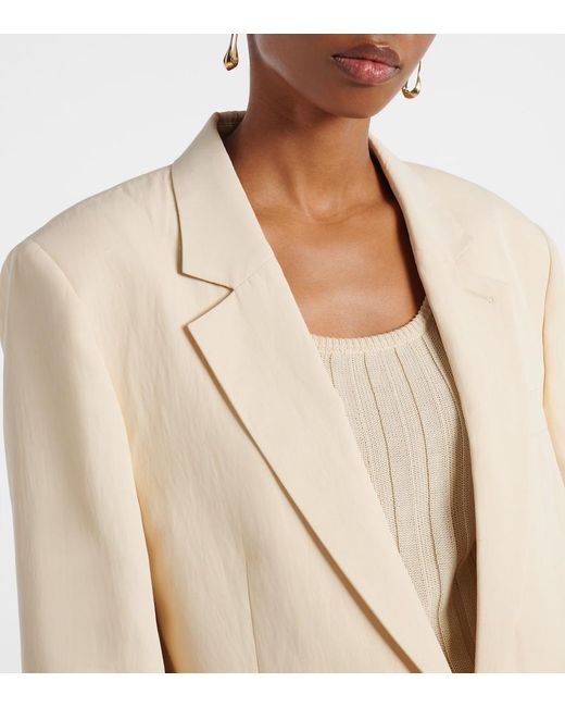Stella McCartney Natural Oversized Blazer